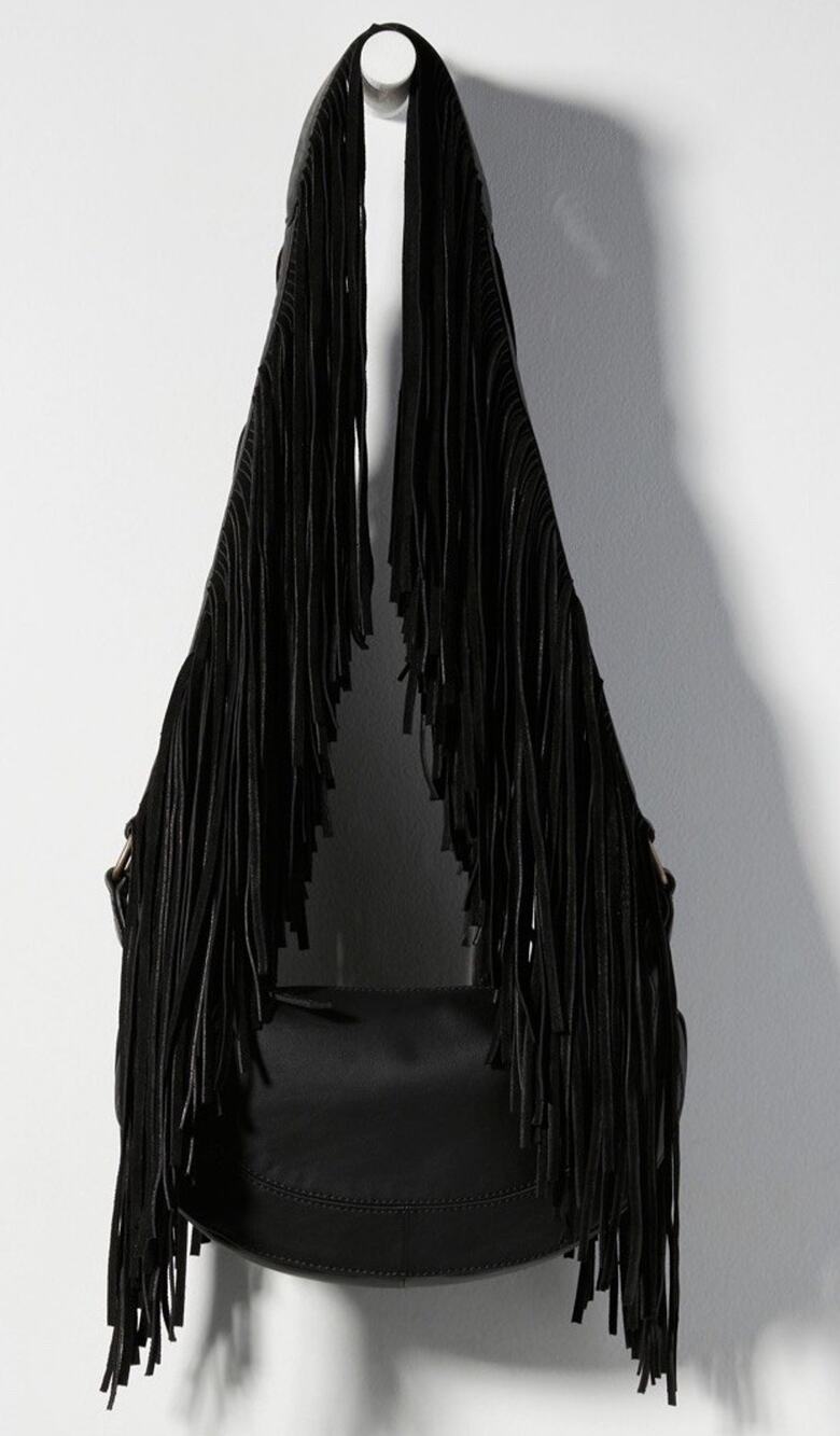 Anthropologie Cascade Fringe Tote Bag bohemian aesthetic